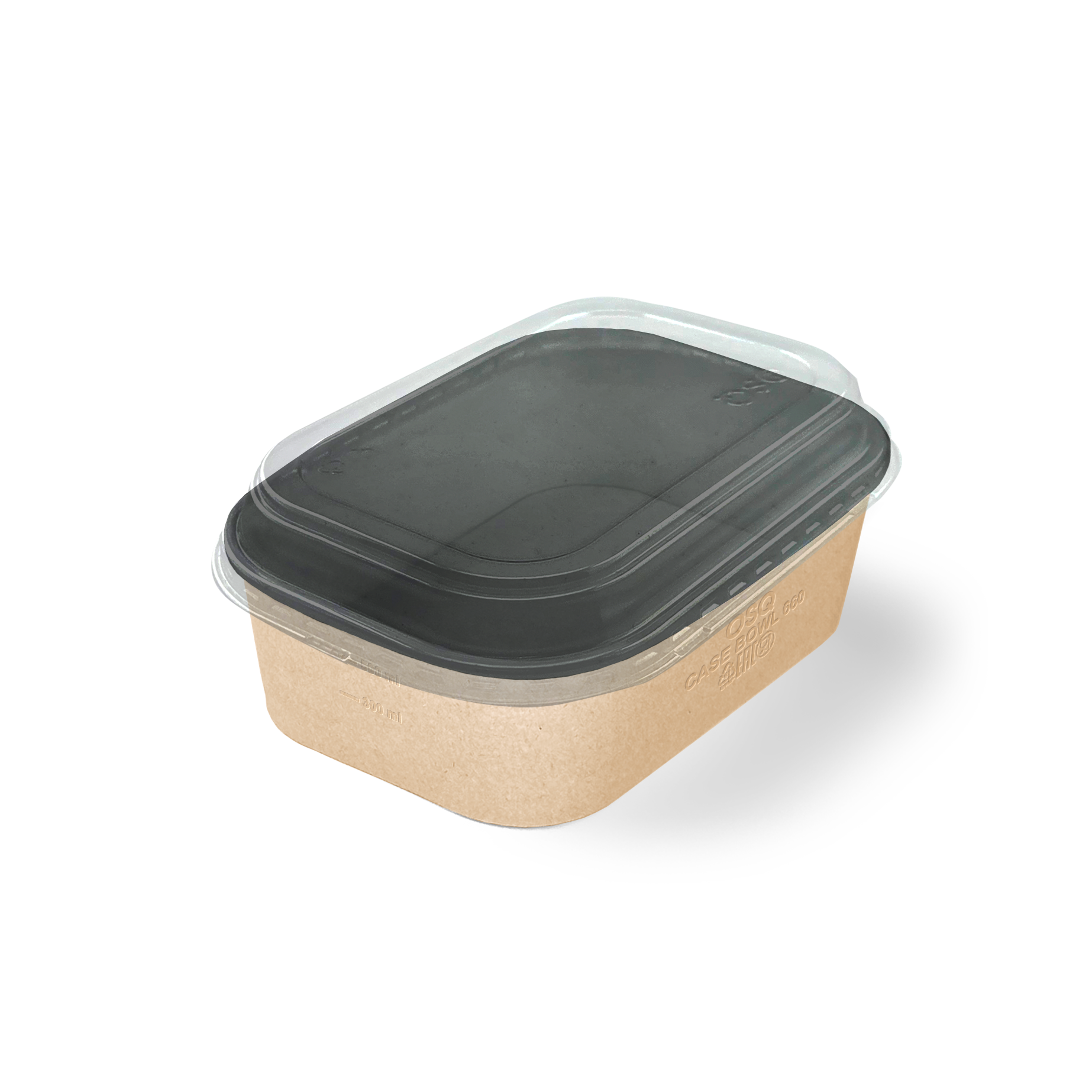 Контейнер OSQ CASE BOWL 660 BLACK WOOD