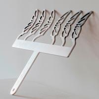 Трафарет для декора "Butterfly Comb" h8см, нерж.сталь, дизайн - Frank Haasnoot  20FH07L
