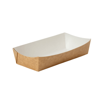 Лоток из картона Крафт 165-70-40 мм (барьерный лак) VIRIDO
