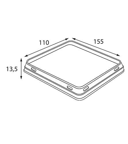 Контейнер OSQ OPSALAD 450