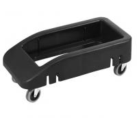 Тележка для контейнеров 580х309х195мм, Jiwins, пластик, цвет черный JW-SD2312