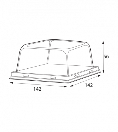 Контейнер OSQ SMARTPACK 550 WHITE EDITION